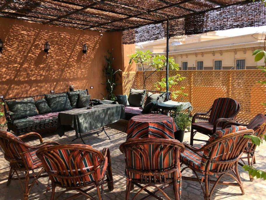 Apartment On A Rooftop In Downtown, Kairo Bagian luar foto